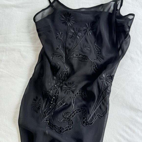 Realisation par the aurora silk dress sheer maxi dress - Picture 5 of 5